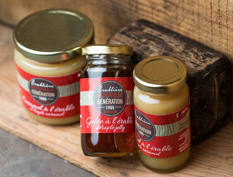 Gelée à l'érable - sirop Gelée à l'érable - sirop